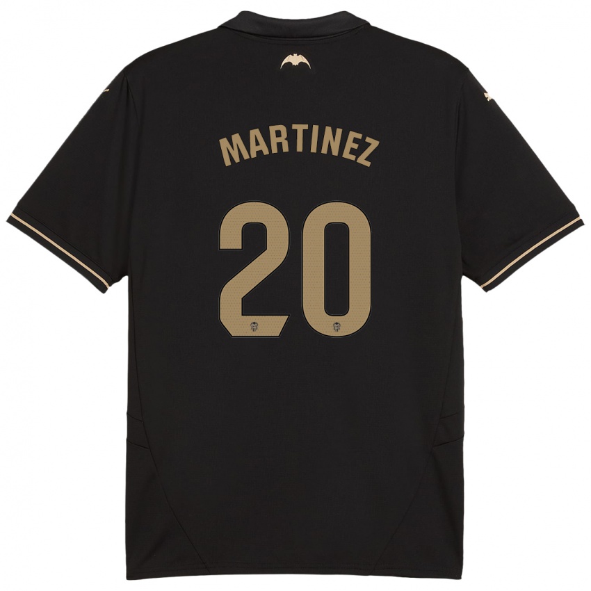 Damen Asun Martínez #20 Schwarz Auswärtstrikot Trikot 2024/25 T-Shirt Belgien