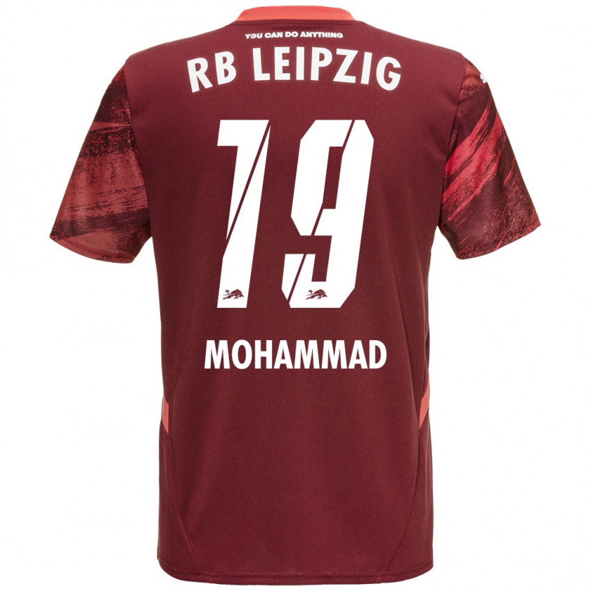 Dames Sammy Mohammad #19 Bordeauxrood Uitshirt Uittenue 2024/25 T-Shirt België