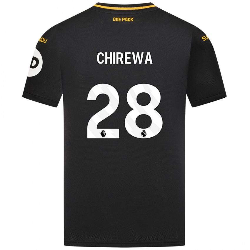 Damen Tawanda Chirewa #28 Schwarz Auswärtstrikot Trikot 2024/25 T-Shirt Belgien