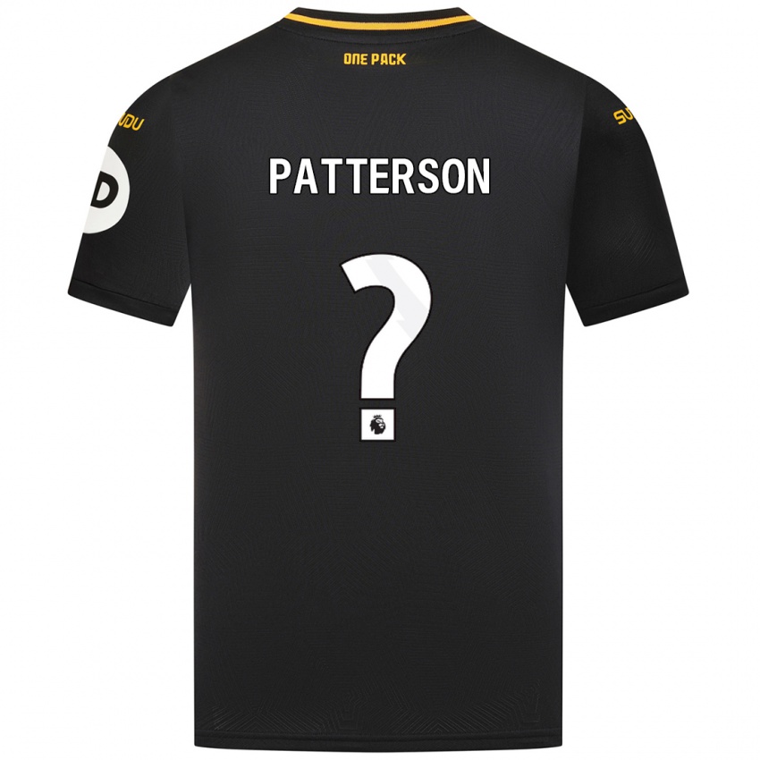 Damen Lennon Patterson #0 Schwarz Auswärtstrikot Trikot 2024/25 T-Shirt Belgien