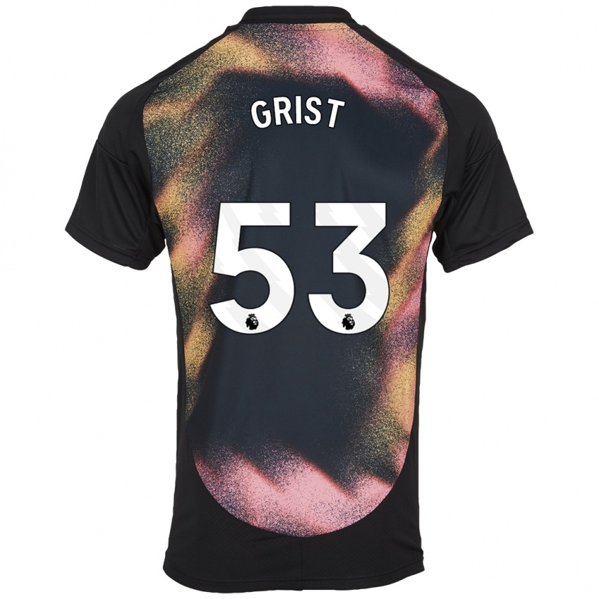 Dames Ben Grist #53 Zwart Wit Uitshirt Uittenue 2024/25 T-Shirt België