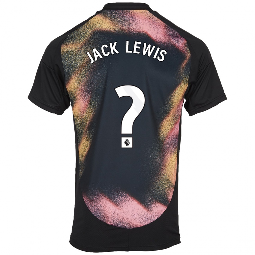 Dames Jack Lewis #0 Zwart Wit Uitshirt Uittenue 2024/25 T-Shirt België