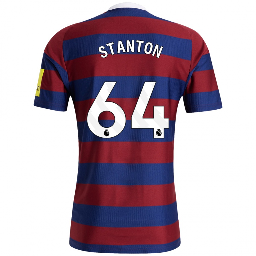 Femme Maillot Ellis Stanton #64 Bordeaux Bleu Marine Tenues Extérieur 2024/25 T-Shirt Belgique