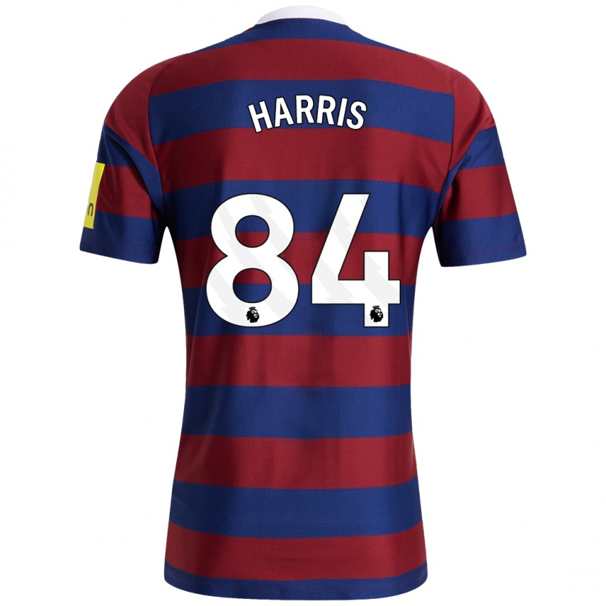 Femme Maillot Aidan Harris #84 Bordeaux Bleu Marine Tenues Extérieur 2024/25 T-Shirt Belgique