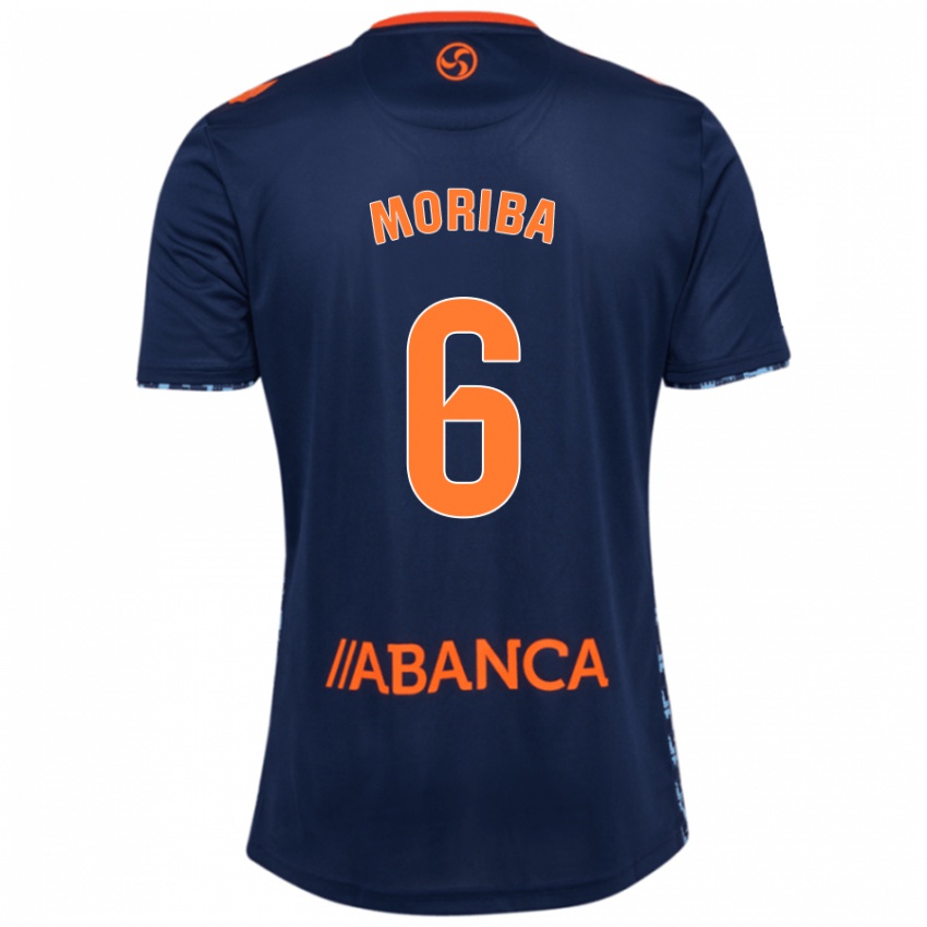 Dames Ilaix Moriba #6 Marineblauw Uitshirt Uittenue 2024/25 T-Shirt België