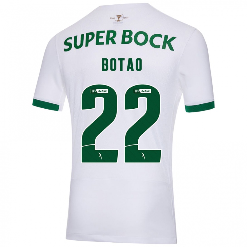 Dames Martim Botão #22 Wit Groen Uitshirt Uittenue 2024/25 T-Shirt België