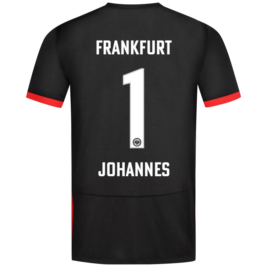 Damen Stina Johannes #1 Schwarz Auswärtstrikot Trikot 2024/25 T-Shirt Belgien