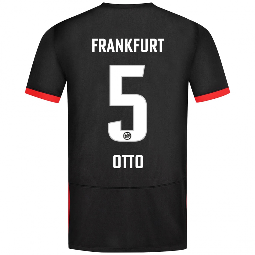 Dames Fynn Otto #5 Zwart Uitshirt Uittenue 2024/25 T-Shirt België