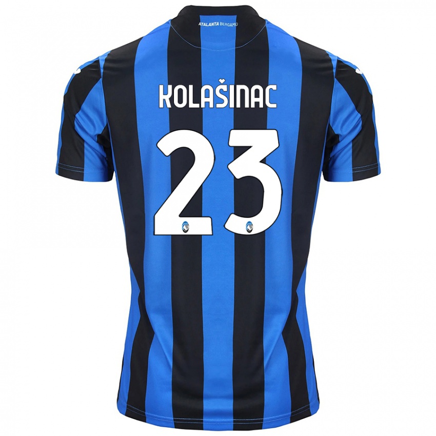 Enfant Maillot Sead Kolasinac #23 Bleu Noir Tenues Domicile 2024/25 T-Shirt Belgique