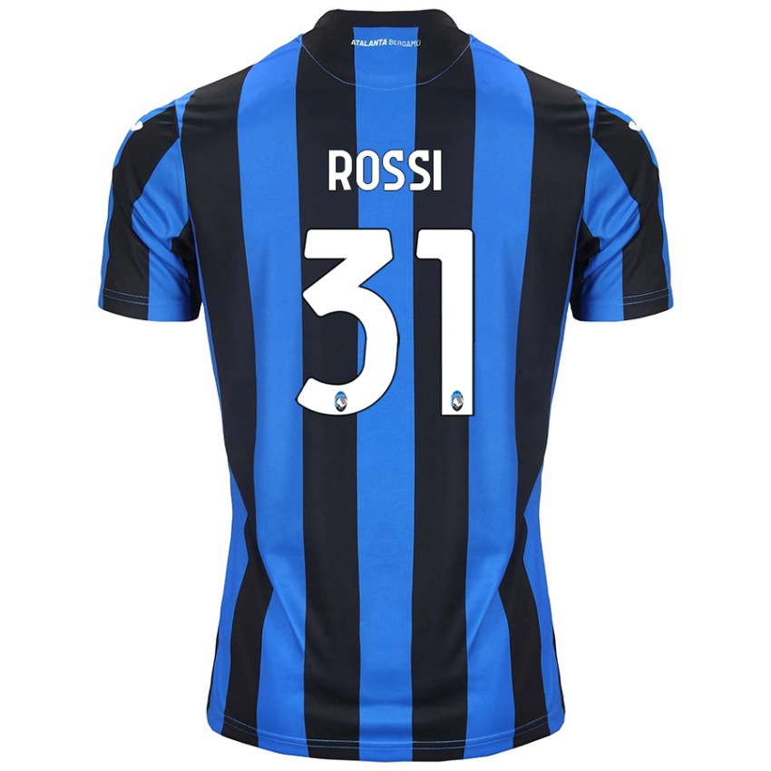 Kinderen Francesco Rossi #31 Blauw Zwart Thuisshirt Thuistenue 2024/25 T-Shirt België