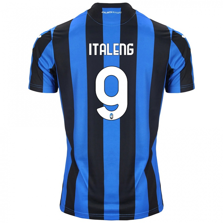 Kinderen Jonathan Italeng #9 Blauw Zwart Thuisshirt Thuistenue 2024/25 T-Shirt België