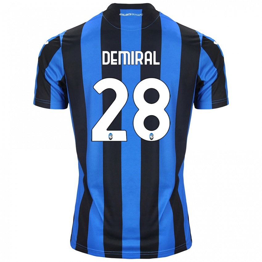 Kinderen Merih Demiral #28 Blauw Zwart Thuisshirt Thuistenue 2024/25 T-Shirt België