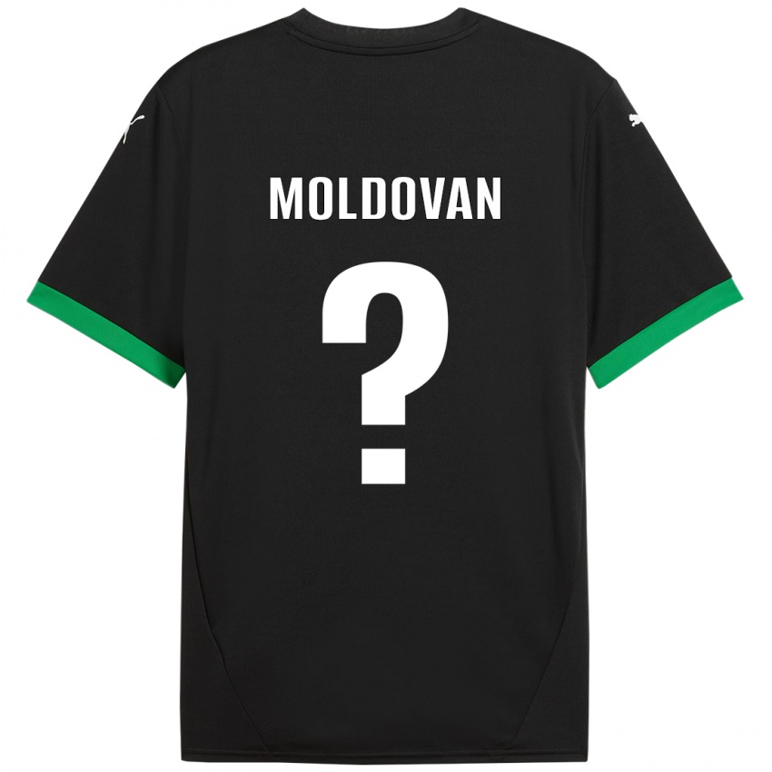 Kinderen Horațiu Moldovan #0 Zwart Donkergroen Thuisshirt Thuistenue 2024/25 T-Shirt België