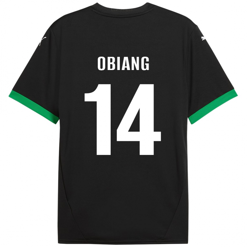 Kinderen Pedro Obiang #14 Zwart Donkergroen Thuisshirt Thuistenue 2024/25 T-Shirt België