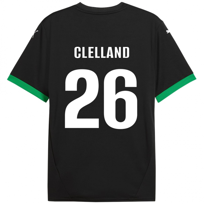 Kinderen Lana Clelland #26 Zwart Donkergroen Thuisshirt Thuistenue 2024/25 T-Shirt België