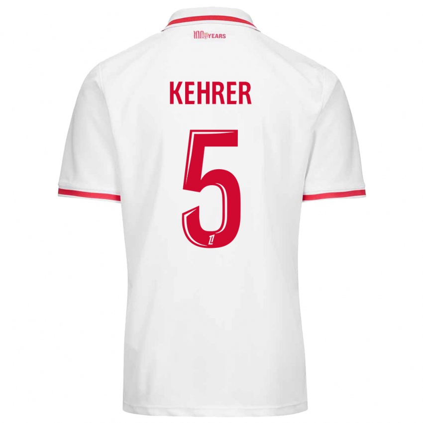 Kinderen Thilo Kehrer #5 Wit Rood Thuisshirt Thuistenue 2024/25 T-Shirt België