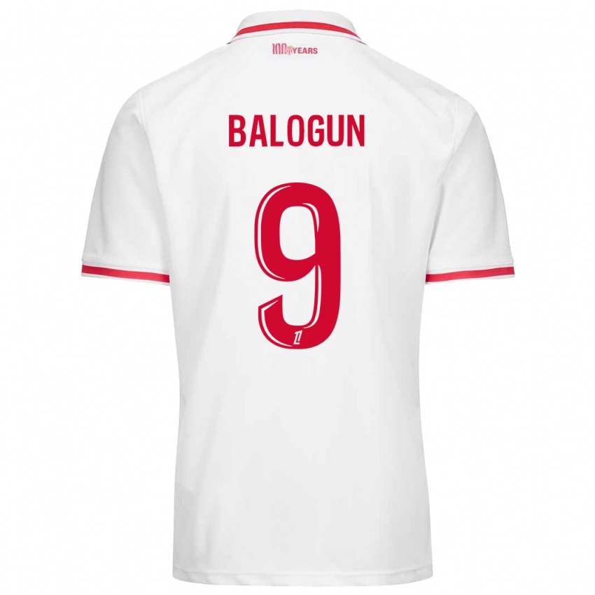 Kinderen Folarin Balogun #9 Wit Rood Thuisshirt Thuistenue 2024/25 T-Shirt België