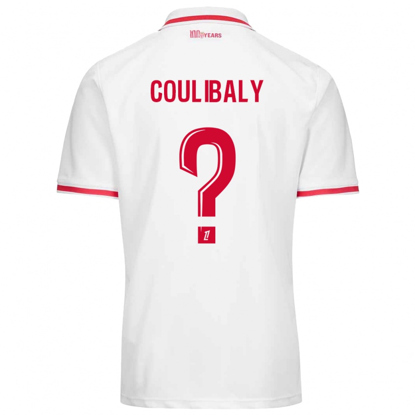 Kinderen Mamadou Coulibaly #0 Wit Rood Thuisshirt Thuistenue 2024/25 T-Shirt België