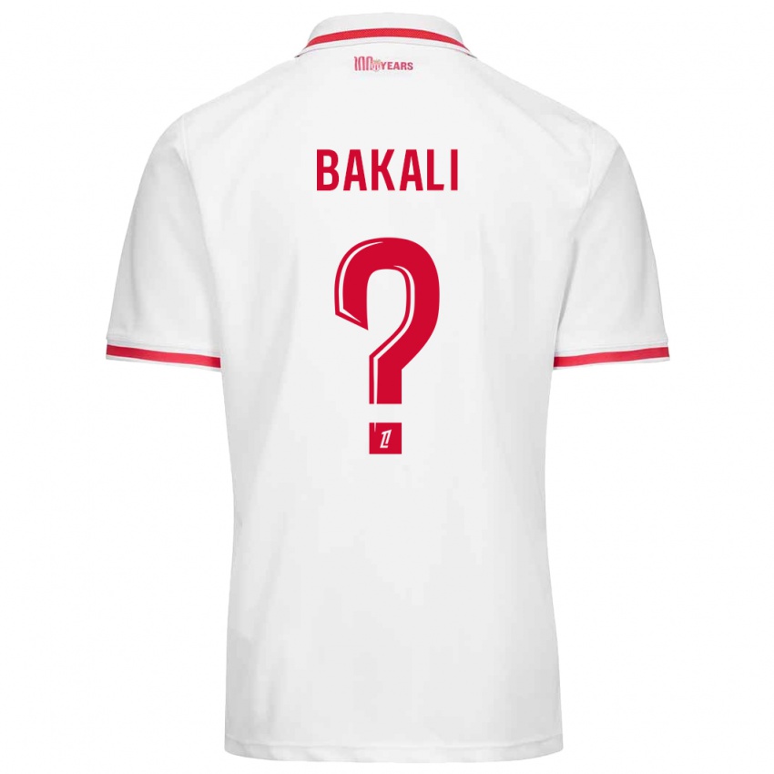 Kinderen Jonathan Bakali #0 Wit Rood Thuisshirt Thuistenue 2024/25 T-Shirt België