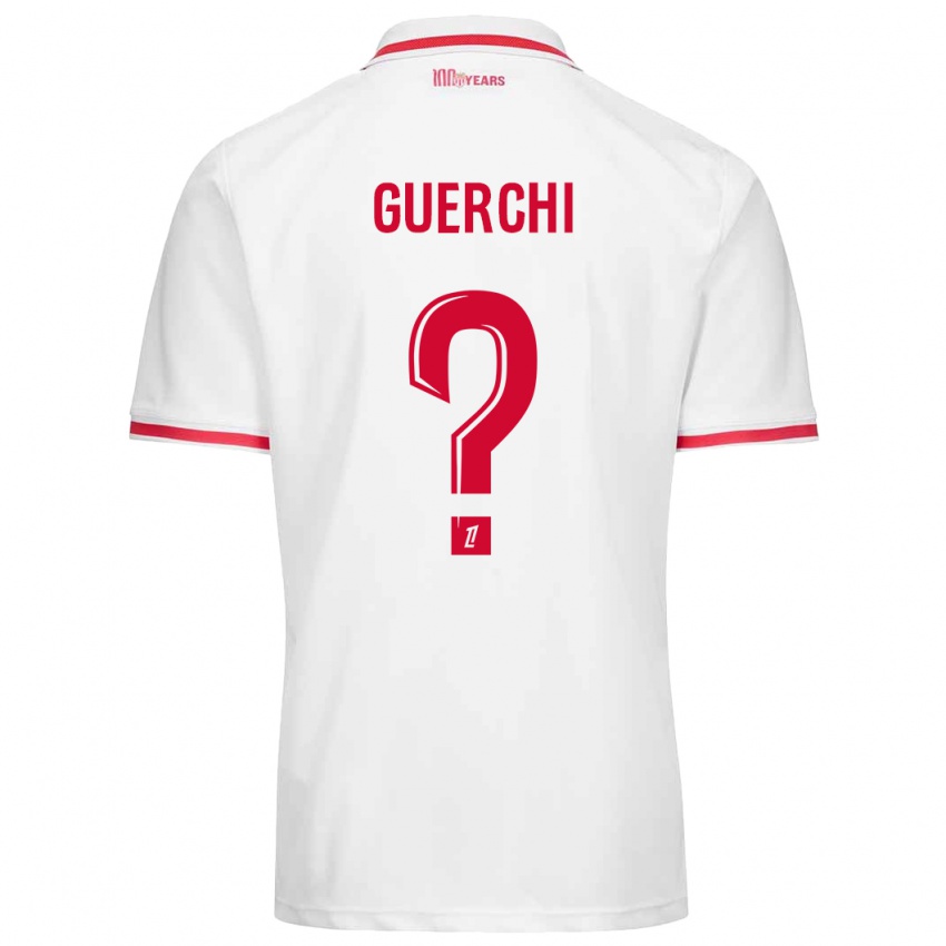 Kinderen Wassim Guerchi #0 Wit Rood Thuisshirt Thuistenue 2024/25 T-Shirt België