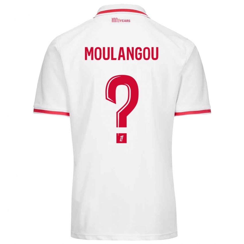 Kinderen Kenan Moulangou #0 Wit Rood Thuisshirt Thuistenue 2024/25 T-Shirt België