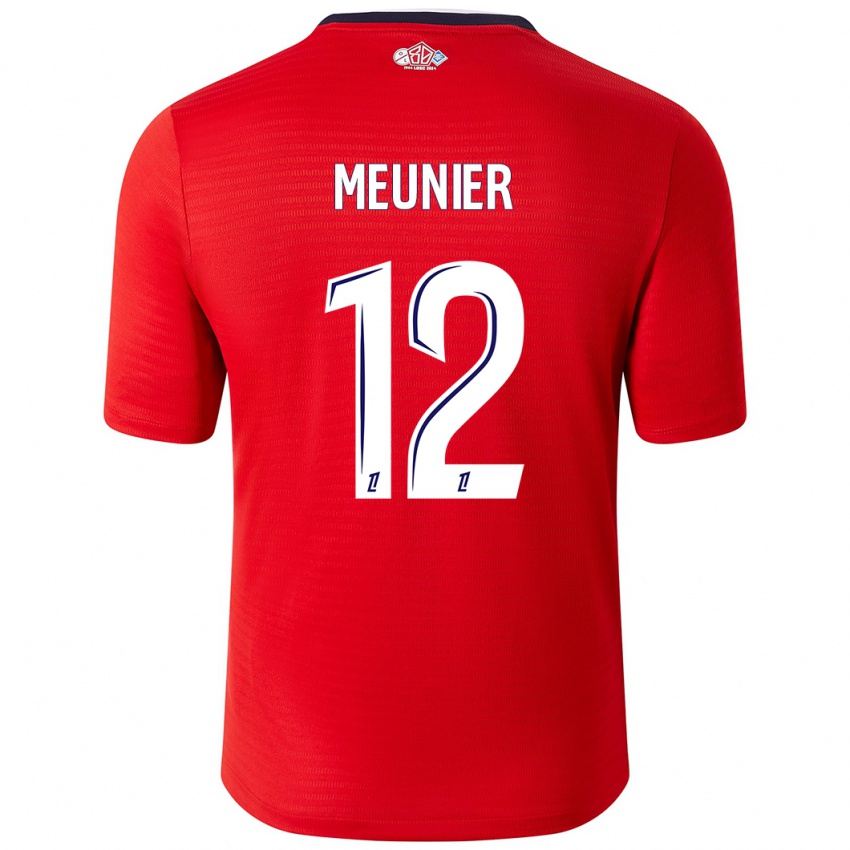 Kinderen Thomas Meunier #12 Rood Wit Thuisshirt Thuistenue 2024/25 T-Shirt België