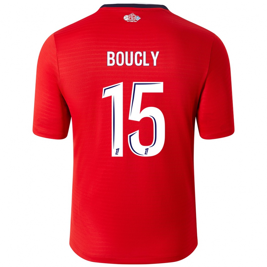 Kinderen Maite Boucly #15 Rood Wit Thuisshirt Thuistenue 2024/25 T-Shirt België