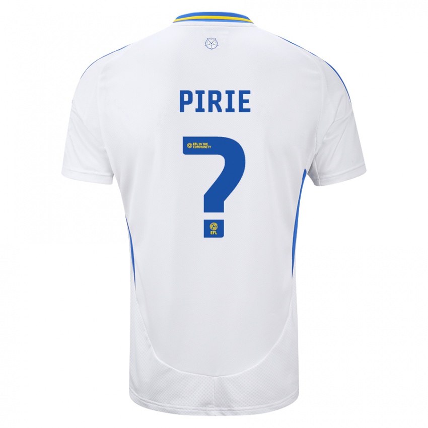 Kinderen Lewis Pirie #0 Wit Blauw Thuisshirt Thuistenue 2024/25 T-Shirt België