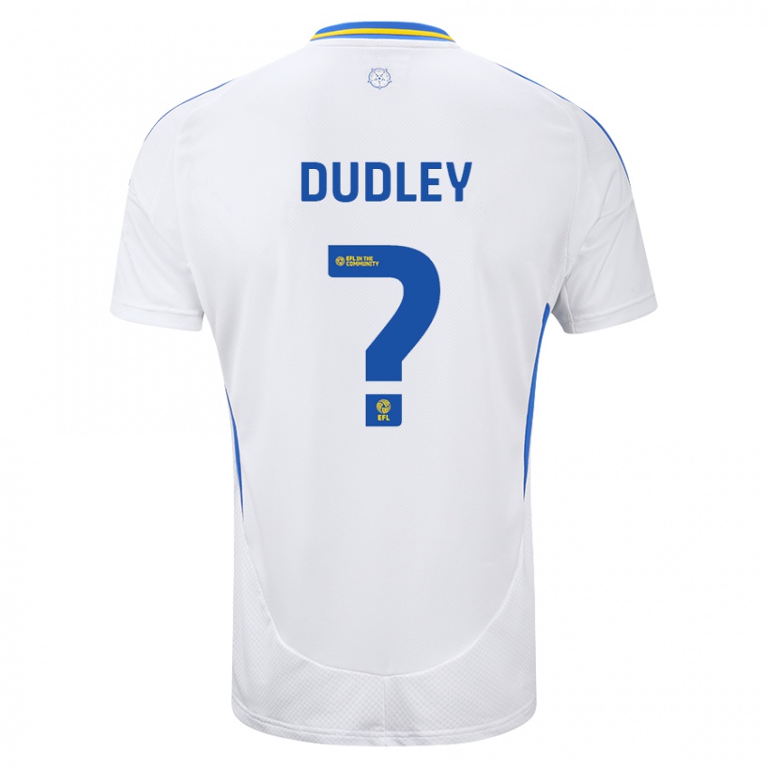 Kinderen Louie Dudley #0 Wit Blauw Thuisshirt Thuistenue 2024/25 T-Shirt België