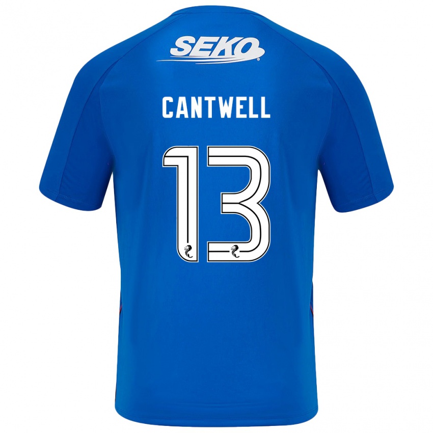 Enfant Maillot Todd Cantwell #13 Bleu Foncé Tenues Domicile 2024/25 T-Shirt Belgique