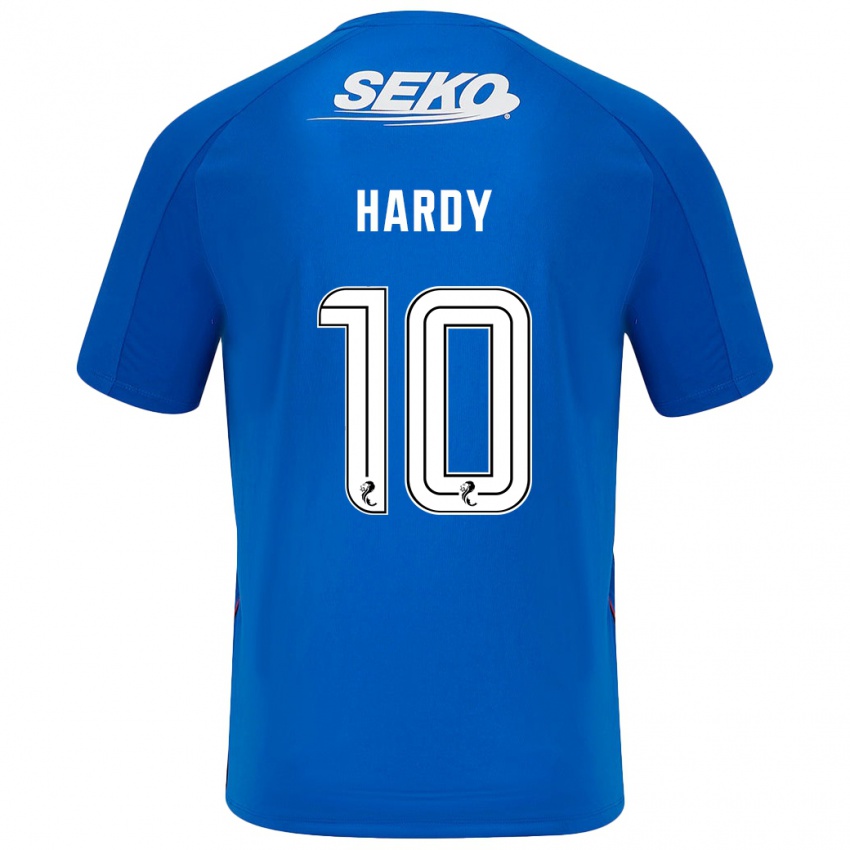 Enfant Maillot Rio Hardy #10 Bleu Foncé Tenues Domicile 2024/25 T-Shirt Belgique