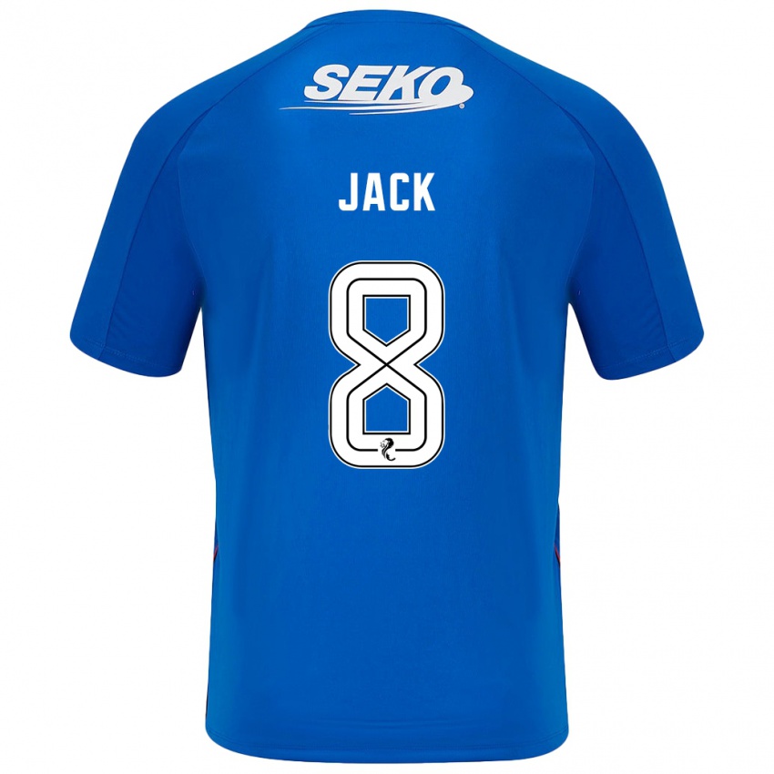 Enfant Maillot Ryan Jack #8 Bleu Foncé Tenues Domicile 2024/25 T-Shirt Belgique