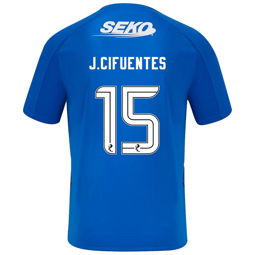 Kinderen José Cifuentes #15 Donkerblauw Thuisshirt Thuistenue 2024/25 T-Shirt België