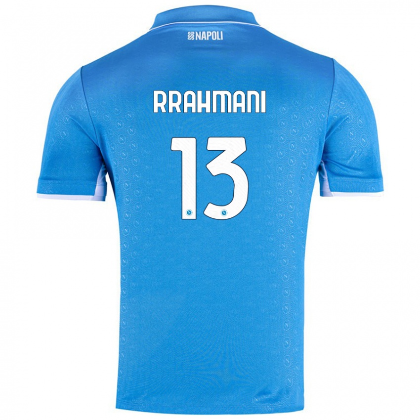 Kinderen Amir Rrahmani #13 Hemelsblauw Thuisshirt Thuistenue 2024/25 T-Shirt België