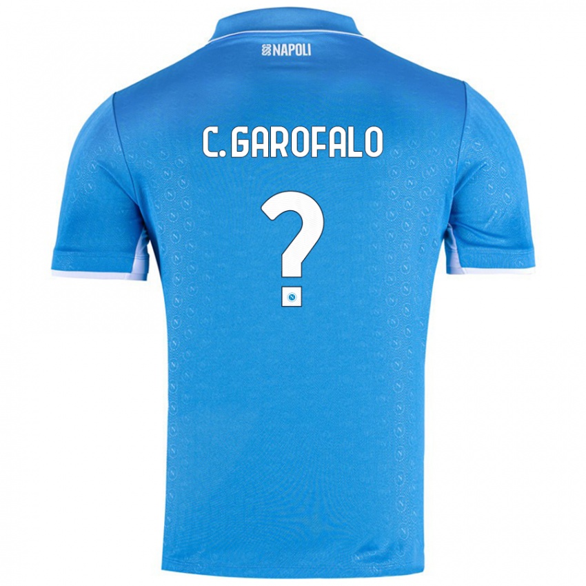 Kinderen Christian Garofalo #0 Hemelsblauw Thuisshirt Thuistenue 2024/25 T-Shirt België