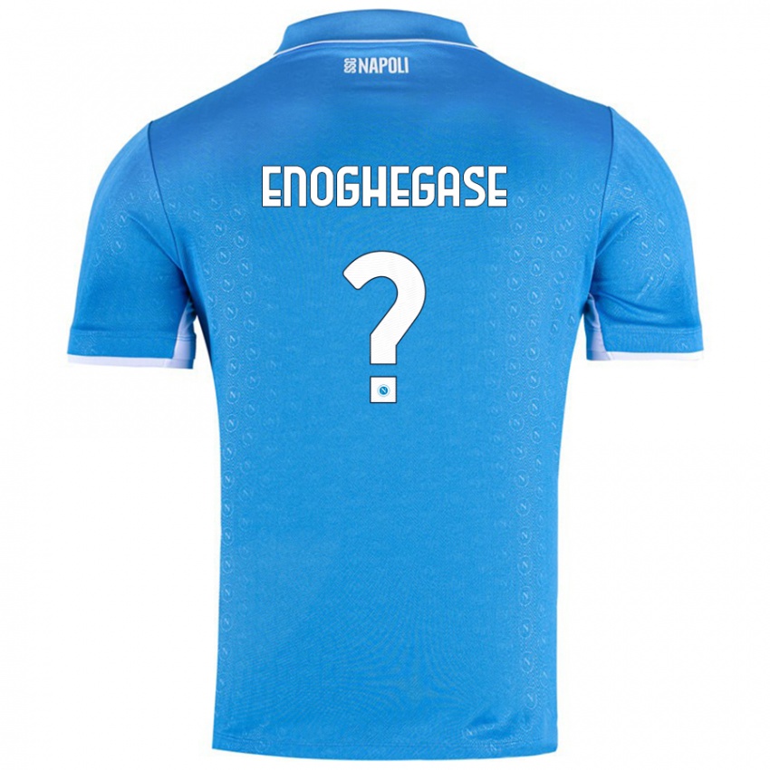 Kinderen Favour Enoghegase #0 Hemelsblauw Thuisshirt Thuistenue 2024/25 T-Shirt België