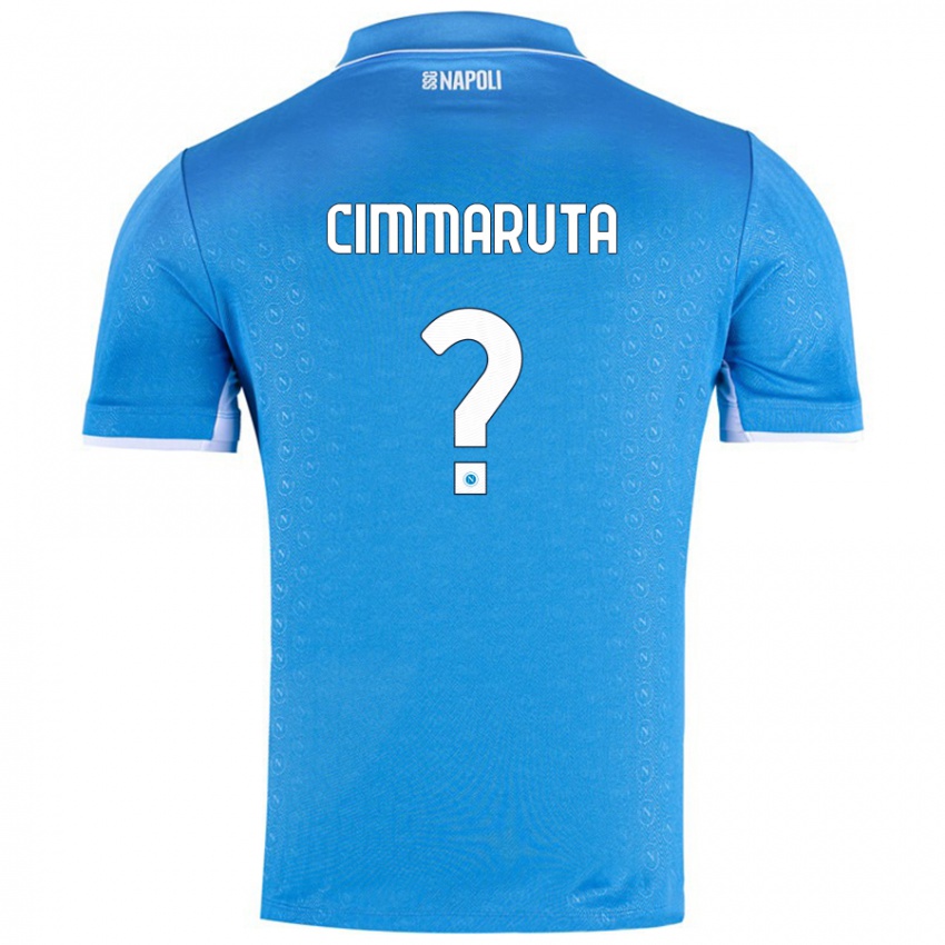 Kinderen Antonio Cimmaruta #0 Hemelsblauw Thuisshirt Thuistenue 2024/25 T-Shirt België