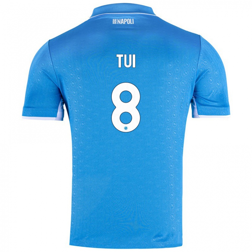 Kinderen Sara Tui #8 Hemelsblauw Thuisshirt Thuistenue 2024/25 T-Shirt België