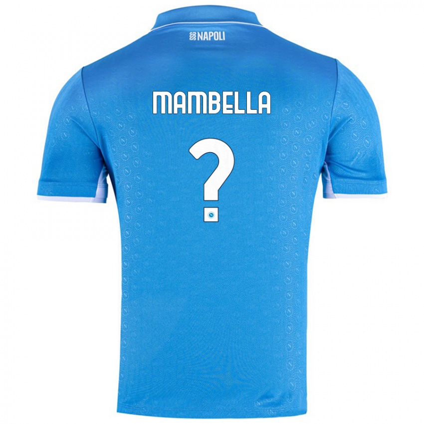 Kinderen Andrea Mambella #0 Hemelsblauw Thuisshirt Thuistenue 2024/25 T-Shirt België