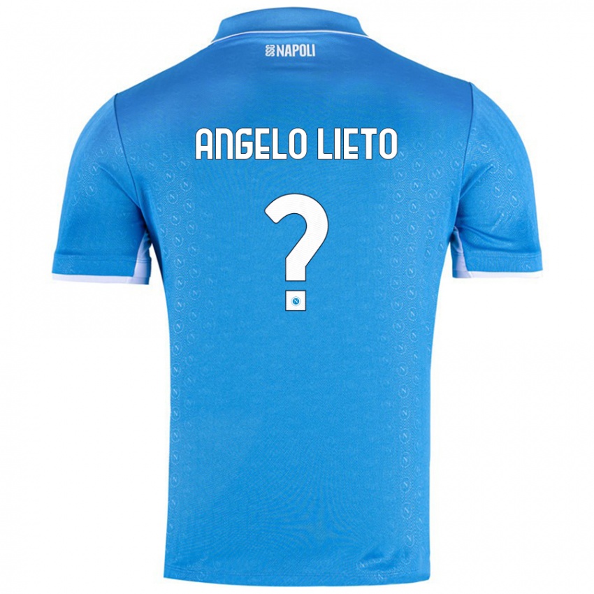 Kinderen Angelo Lieto #0 Hemelsblauw Thuisshirt Thuistenue 2024/25 T-Shirt België