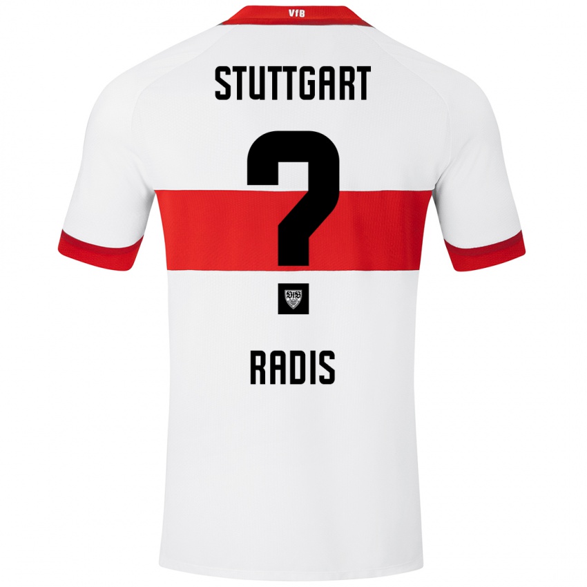 Kinderen Dimitrios Radis #0 Wit Rood Thuisshirt Thuistenue 2024/25 T-Shirt België