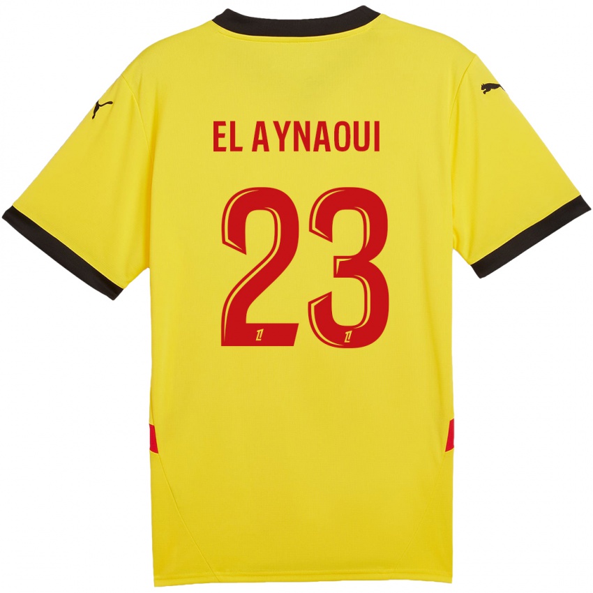 Kinderen Neil El Aynaoui #23 Geel Rood Thuisshirt Thuistenue 2024/25 T-Shirt België