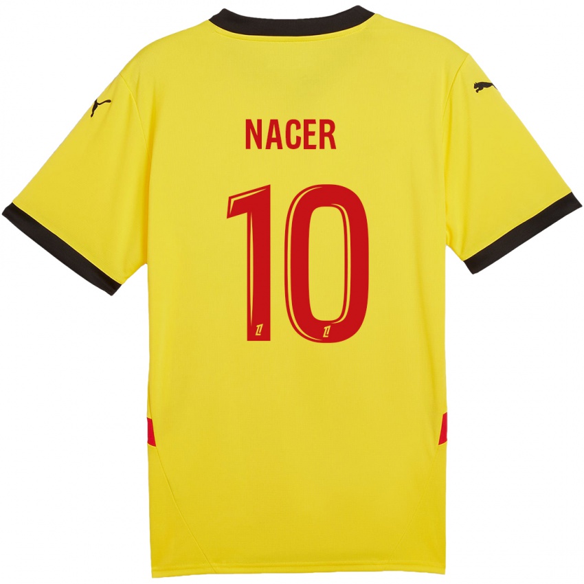 Kinderen Myriem Nacer #10 Geel Rood Thuisshirt Thuistenue 2024/25 T-Shirt België