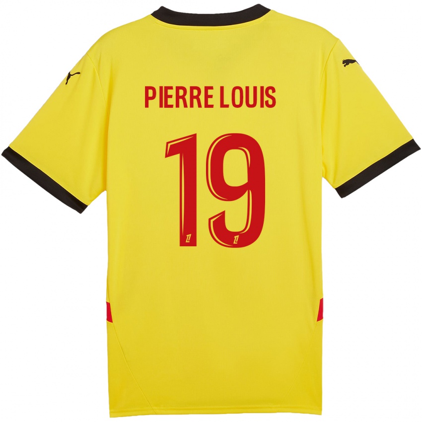 Kinderen Dayana Pierre-Louis #19 Geel Rood Thuisshirt Thuistenue 2024/25 T-Shirt België