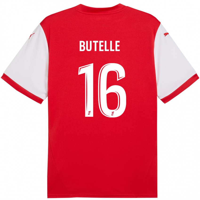 Kinderen Ludovic Butelle #16 Rood Wit Thuisshirt Thuistenue 2024/25 T-Shirt België