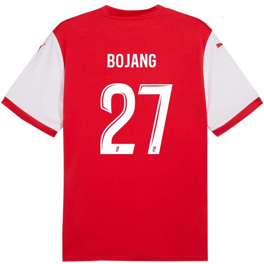 Kinderen Adama Bojang #27 Rood Wit Thuisshirt Thuistenue 2024/25 T-Shirt België