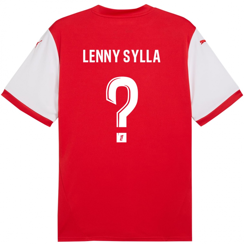 Kinderen Lenny Sylla #0 Rood Wit Thuisshirt Thuistenue 2024/25 T-Shirt België