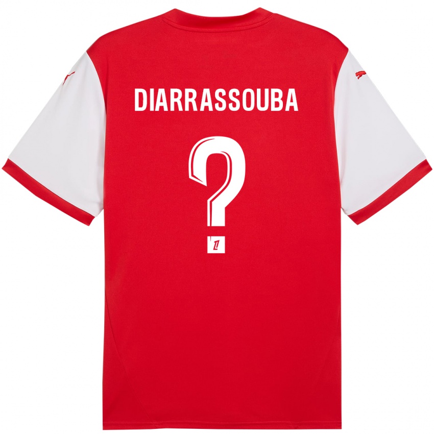 Kinderen Tidiane Diarrassouba #0 Rood Wit Thuisshirt Thuistenue 2024/25 T-Shirt België