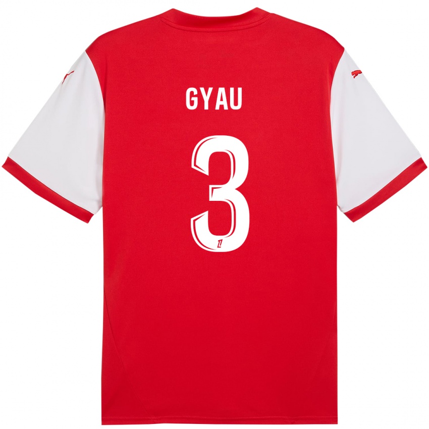 Kinderen Mia Gyau #3 Rood Wit Thuisshirt Thuistenue 2024/25 T-Shirt België