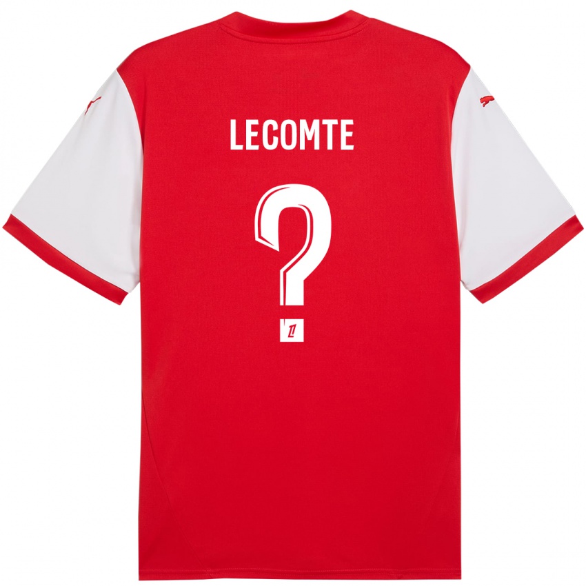 Kinderen Benjamin Lecomte #0 Rood Wit Thuisshirt Thuistenue 2024/25 T-Shirt België